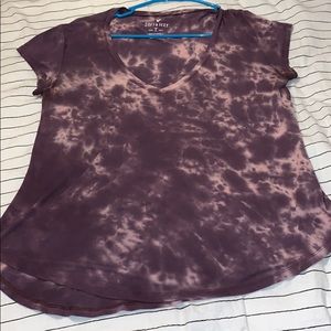 soft n sexy light / dark purple tee